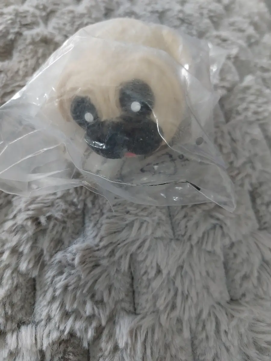 Pugables Sand Filled Tan Pug Dog Sensory Toy Stress-Relieving Brand New Sealed