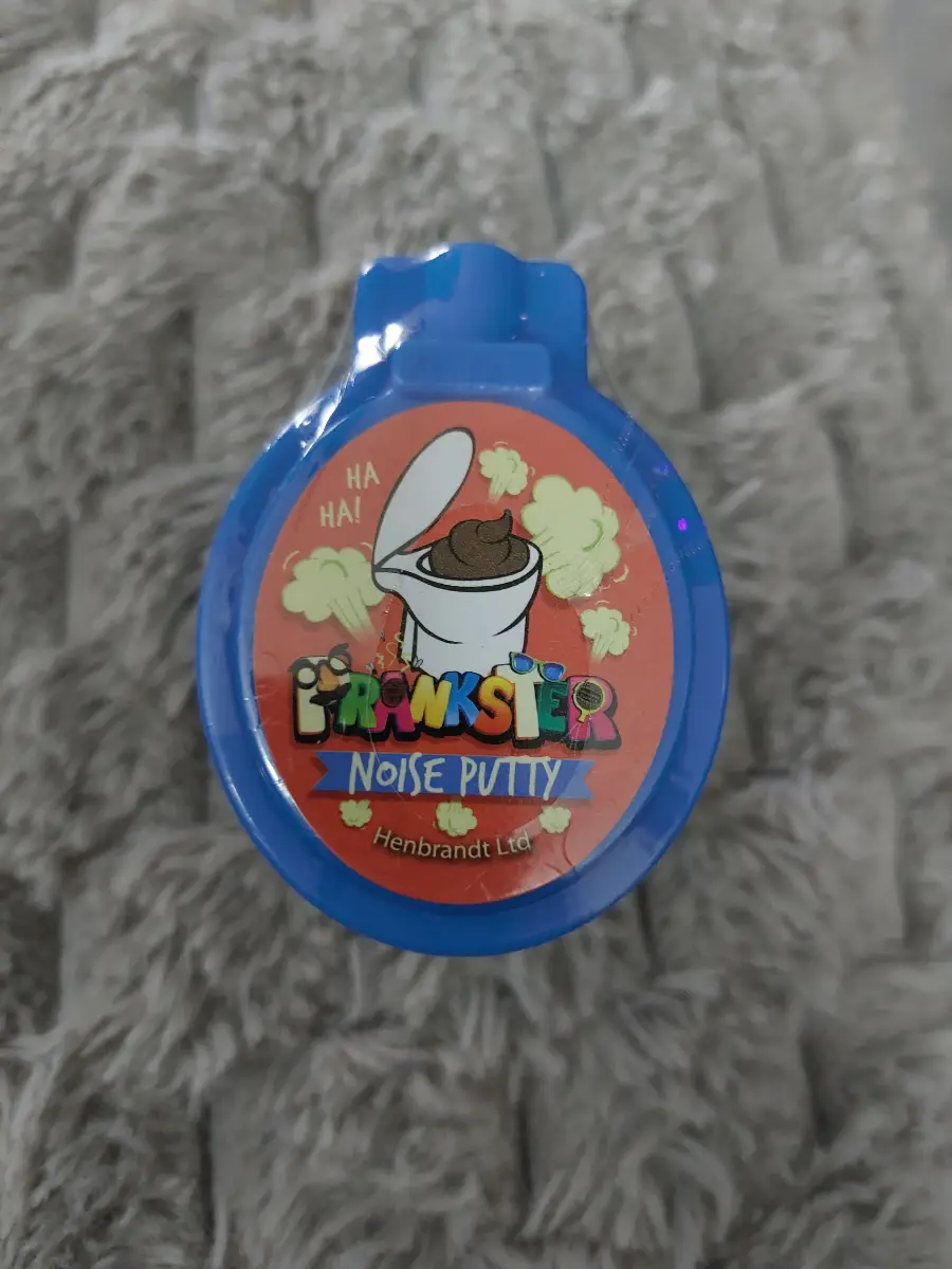 Blue Prankster Noise Putty Prank Joke Trick Novelty Toy Brand New Sealed