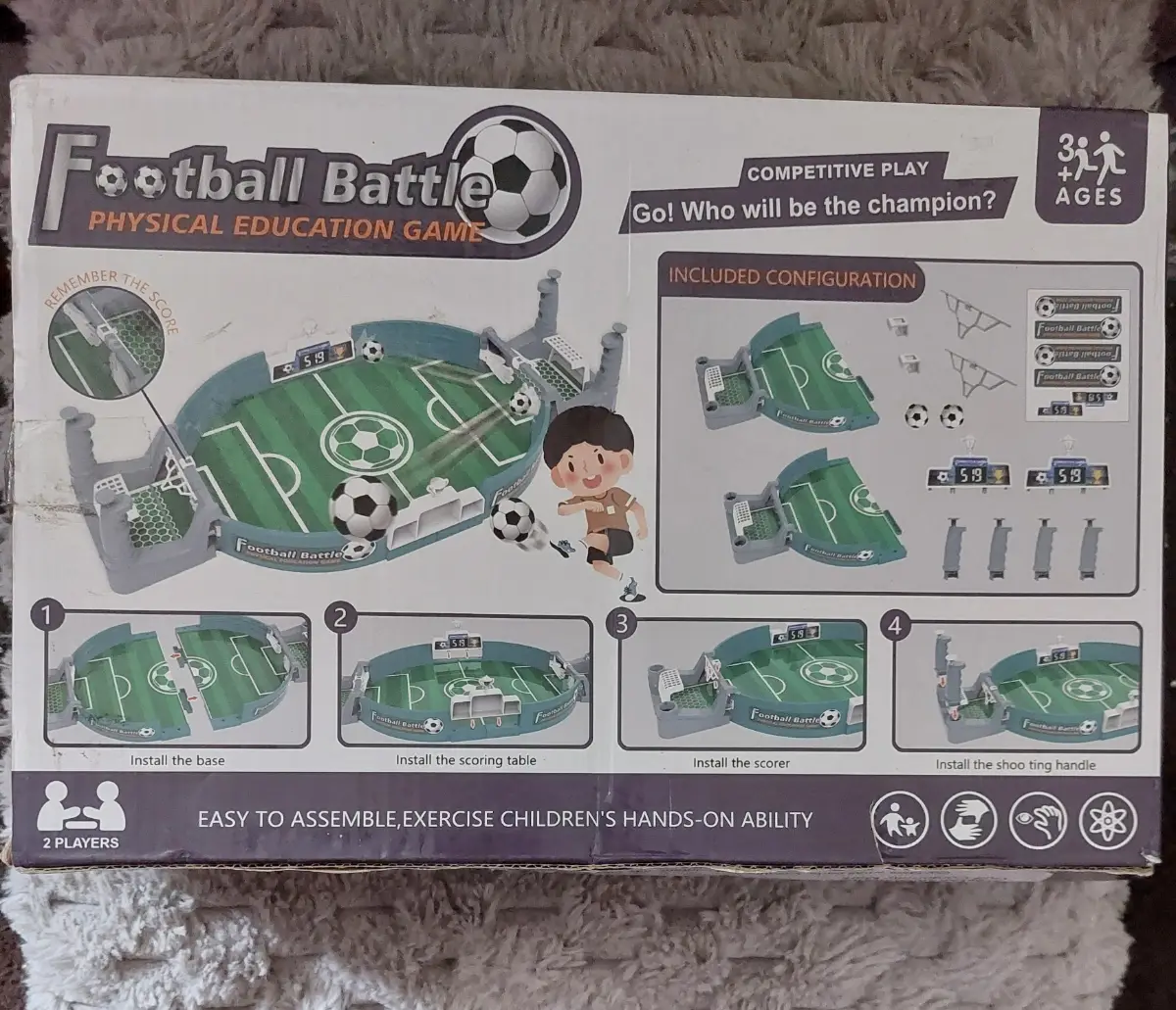 Football Battle Physical Education Game Social Skill Hand Eye Coordination Toy