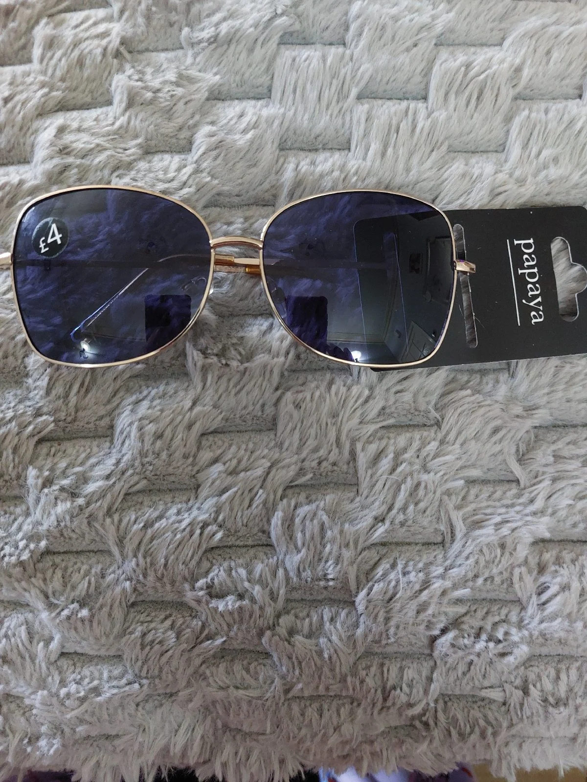 Papaya Gold Coloured Frame SFGM18021 Sunglasses Brand New with Tags