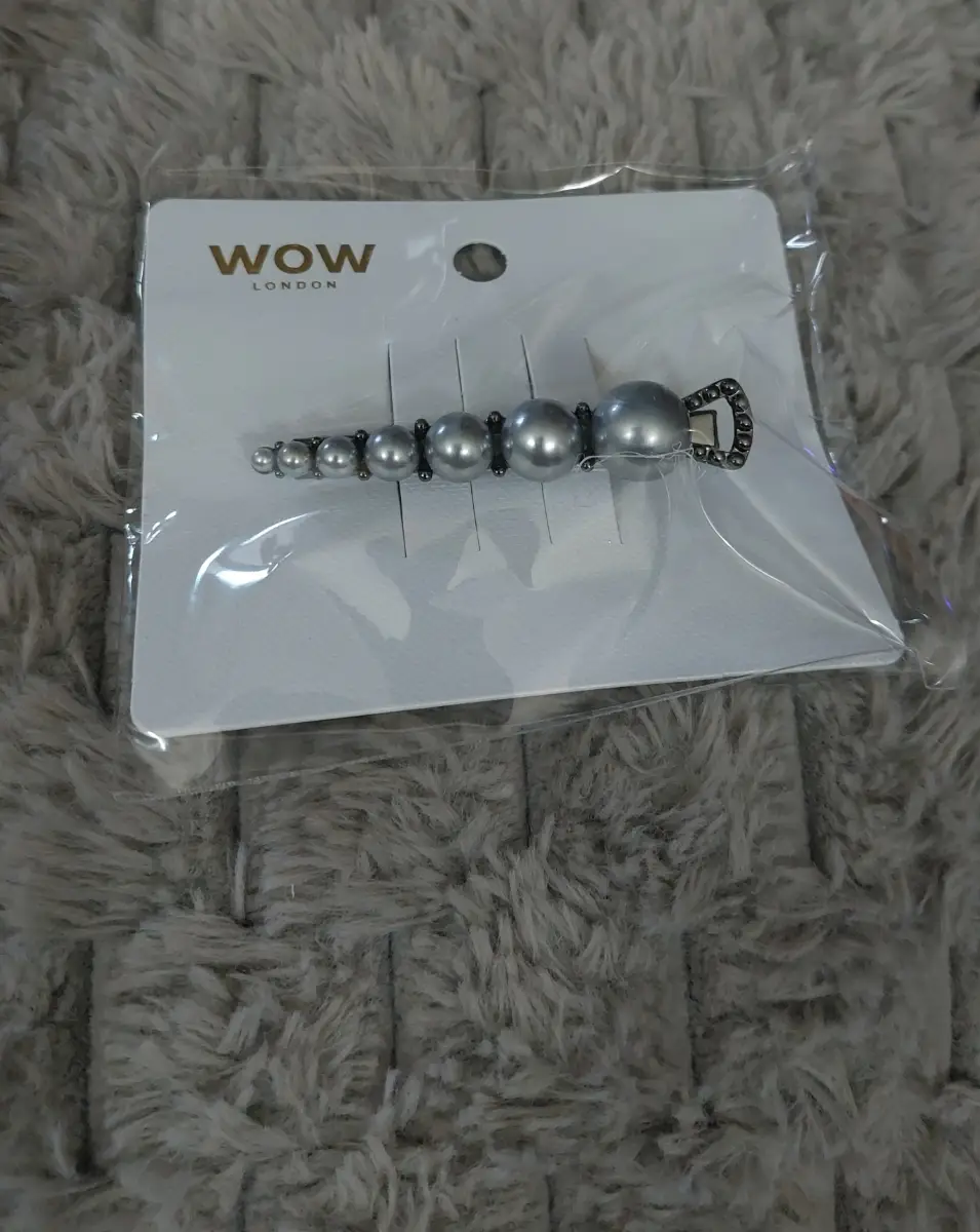 WOW London Silver Ball Hair Clip Brand New with Tags