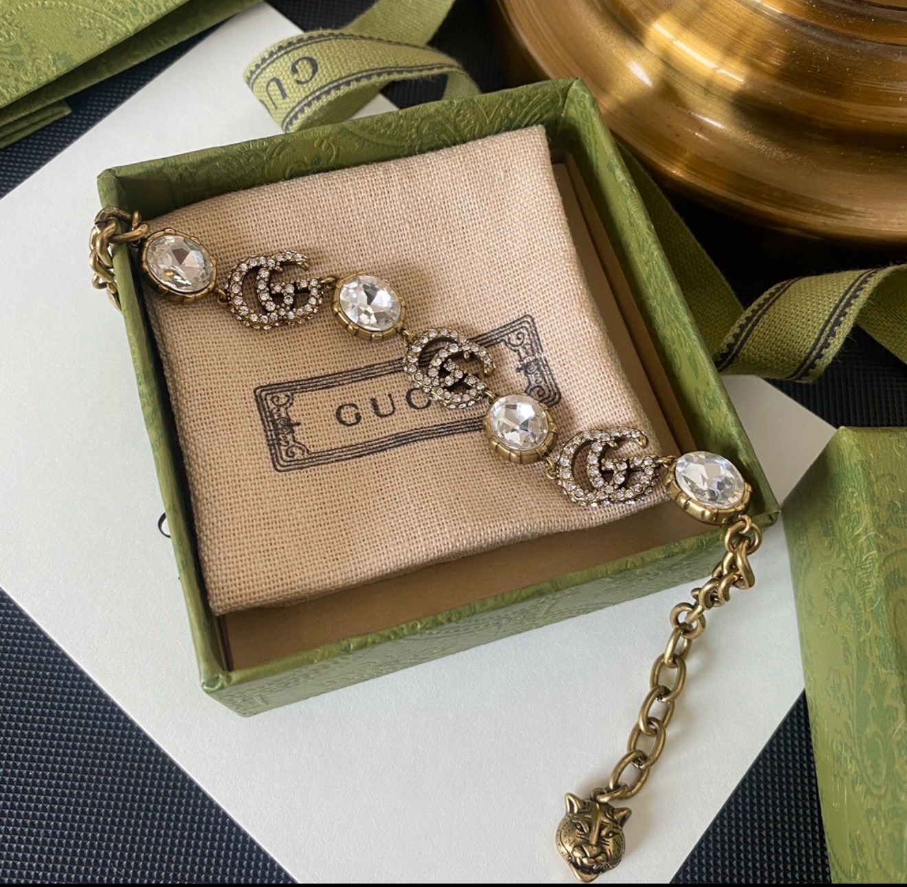 Gucci crystal bracelet