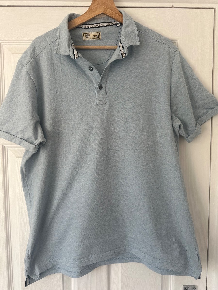 Next Polo Shirt - Light Blue - XL