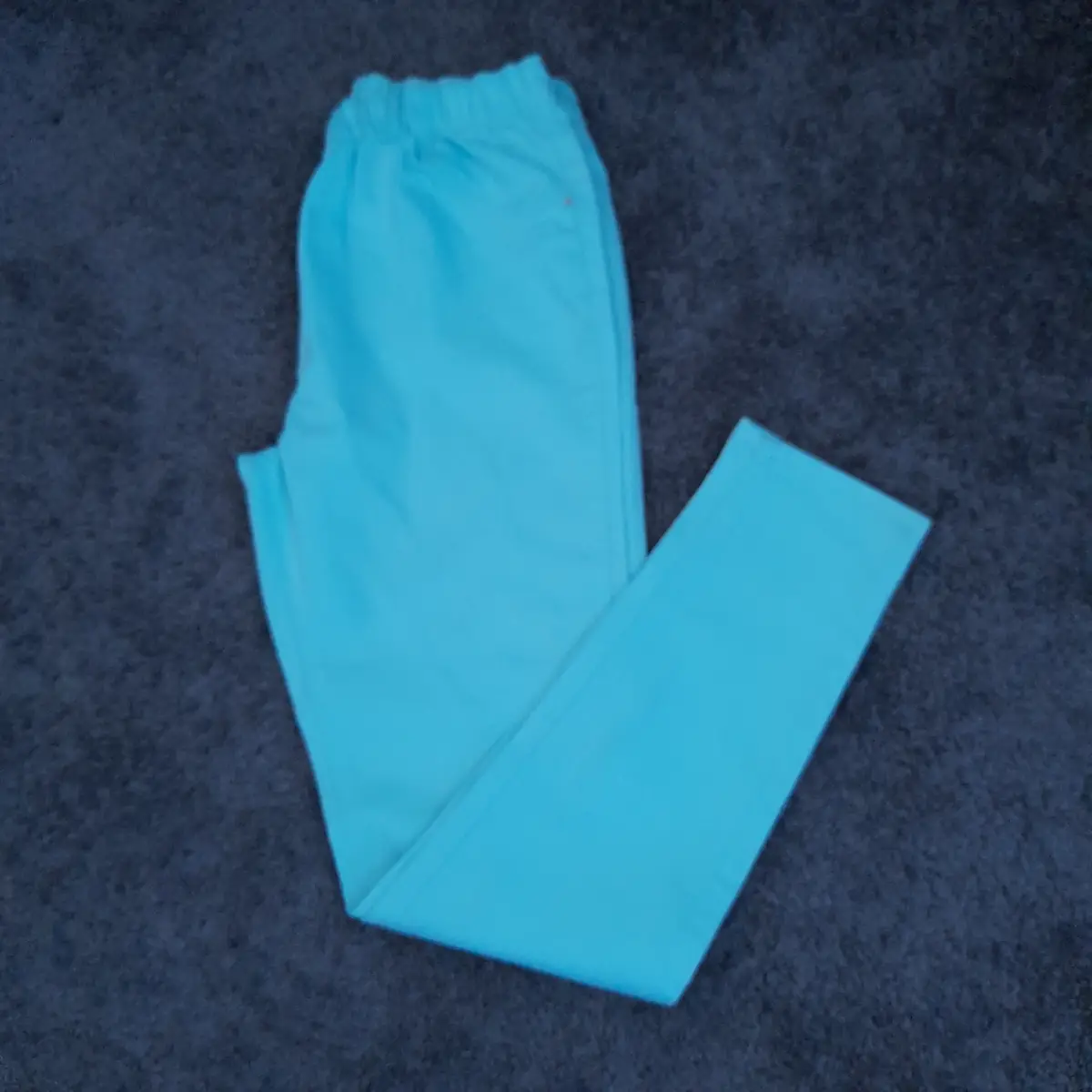 George lovely turquoise jeggings, elasticated waist, Size 12-13 years, 152-158cm VGC