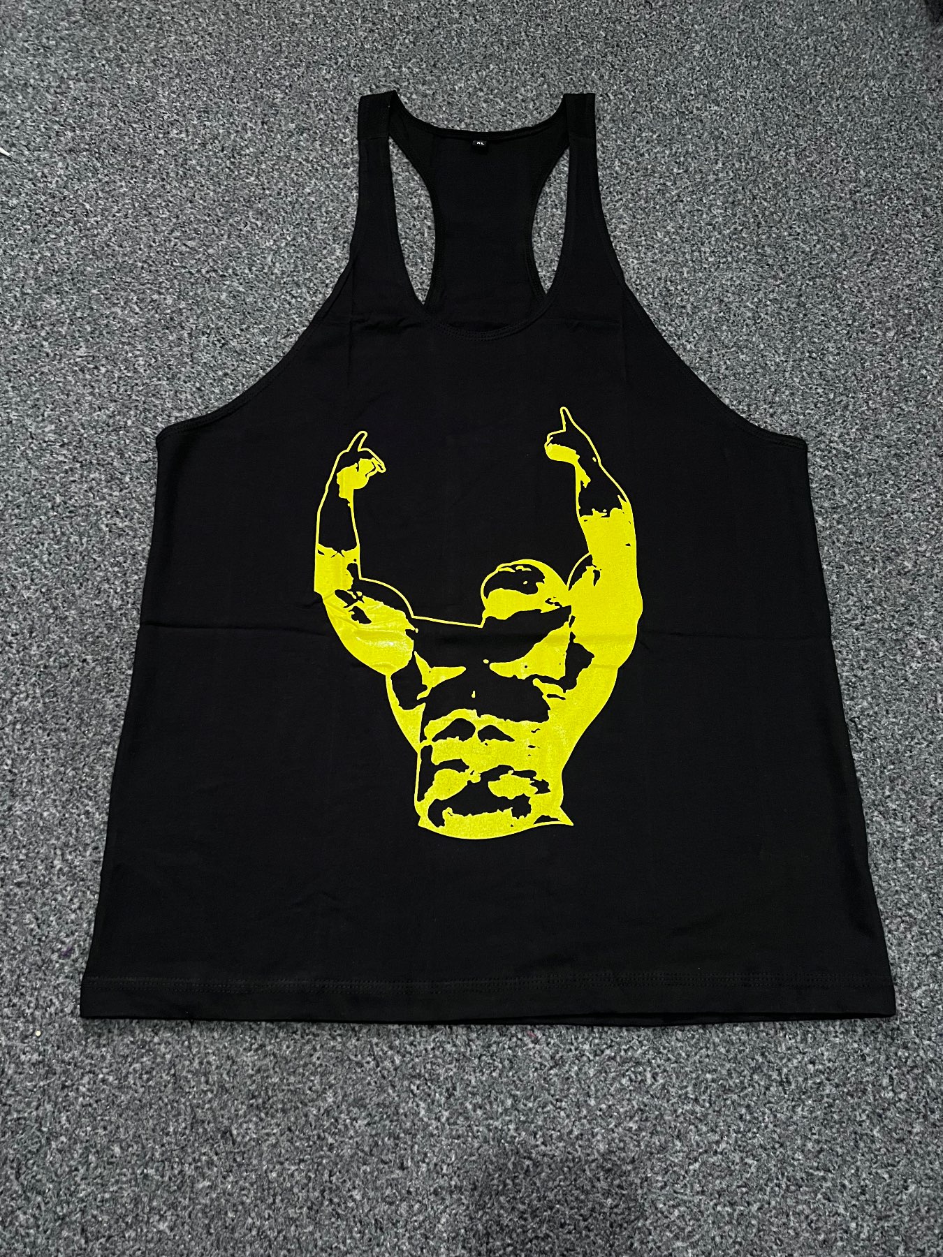 90’s Vintage Stringer Tank Top Vest (Black)