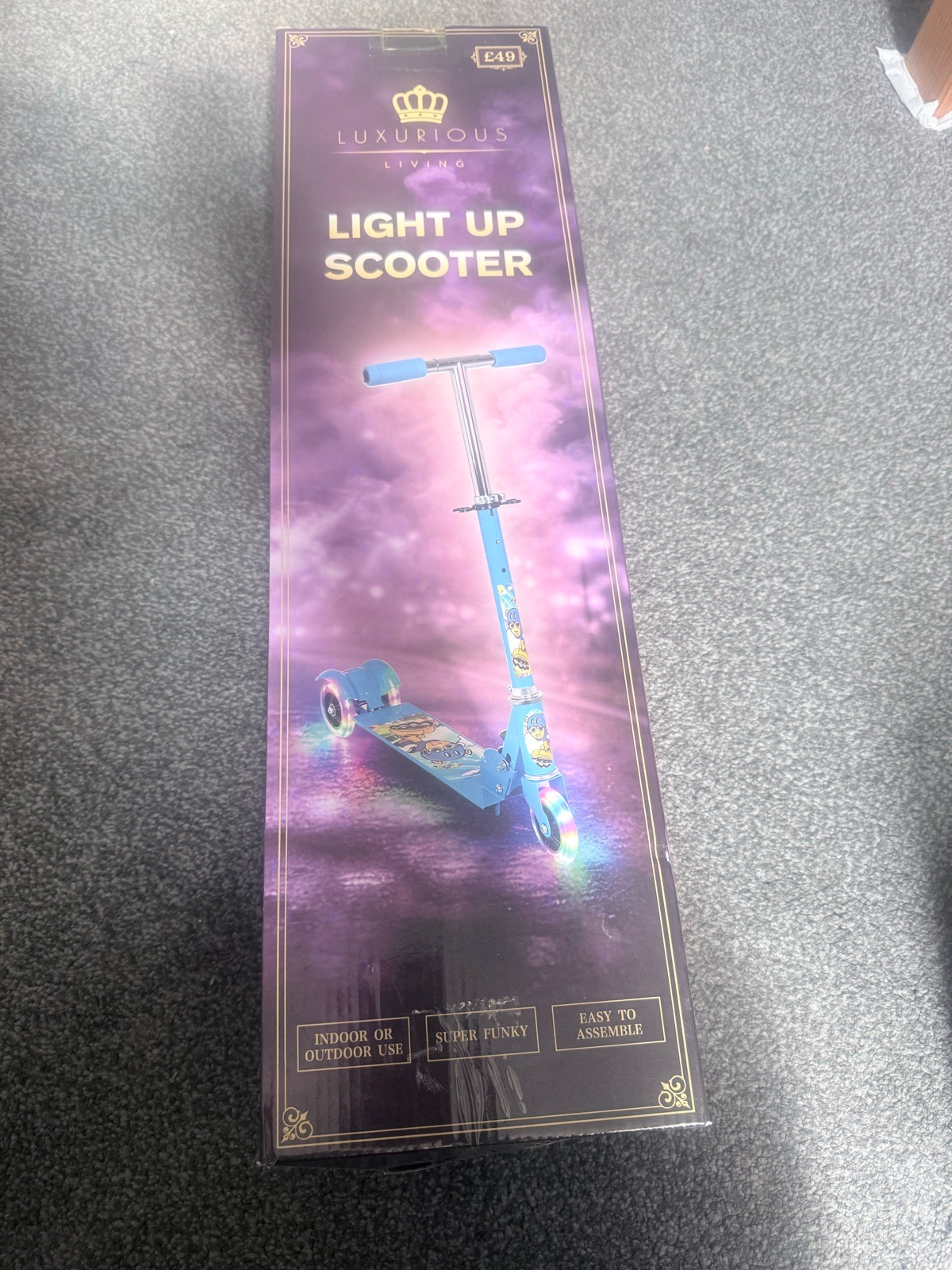 Light up scooter