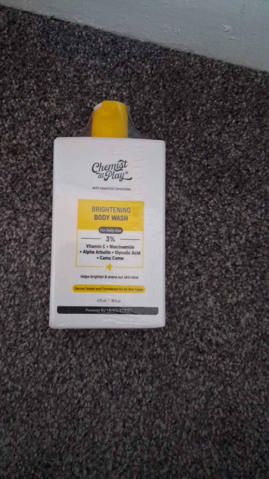Brightening body wash