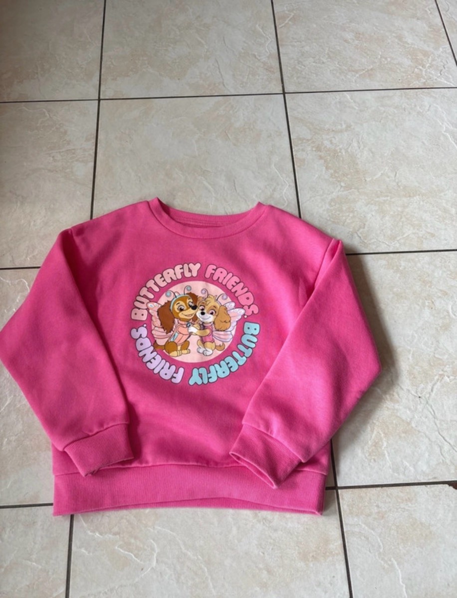 New Cute Pink Paw Patrol sweat top age 7-8 years