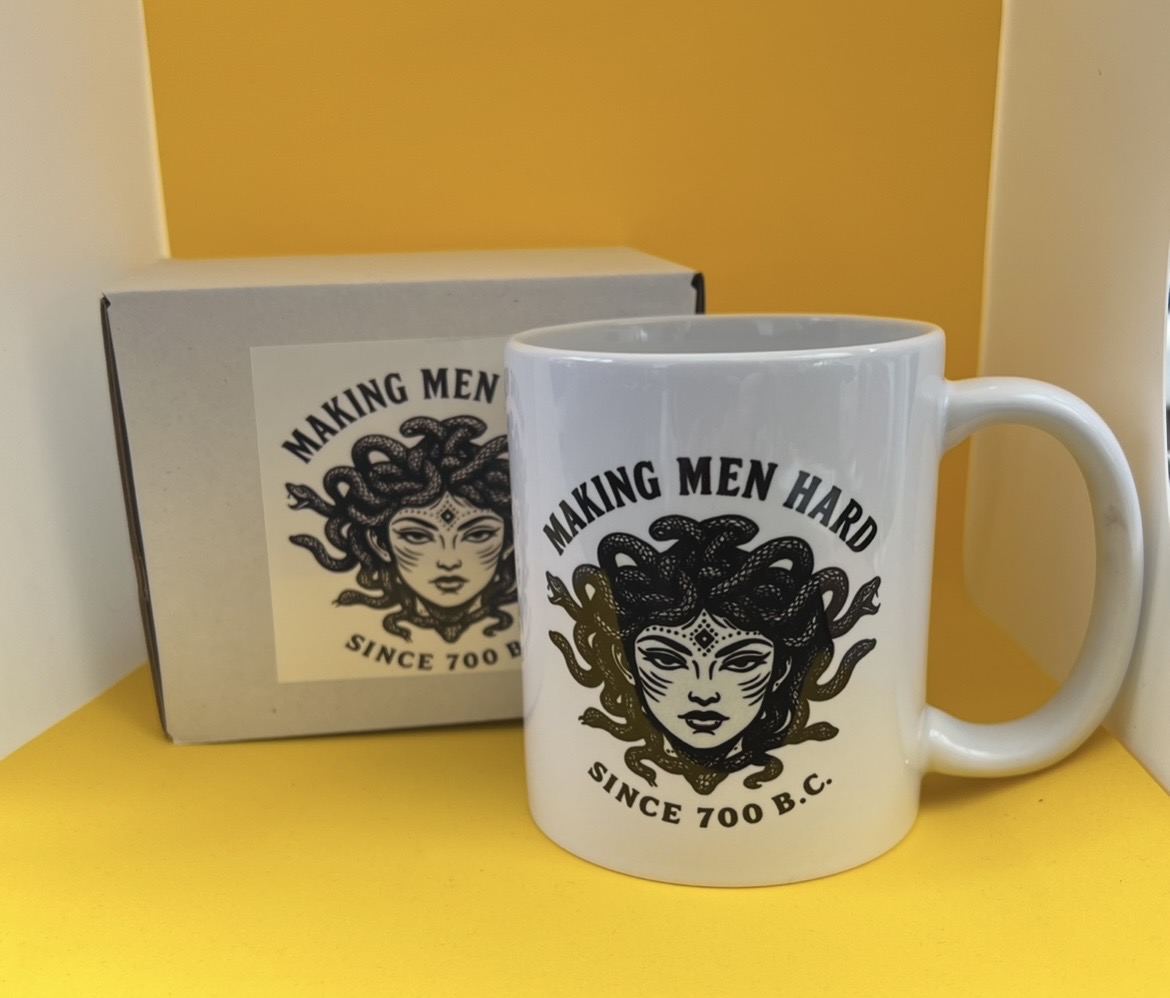 Medusa Making Men Hard since 700 BC 11oz Ceramic Coffee Mug
