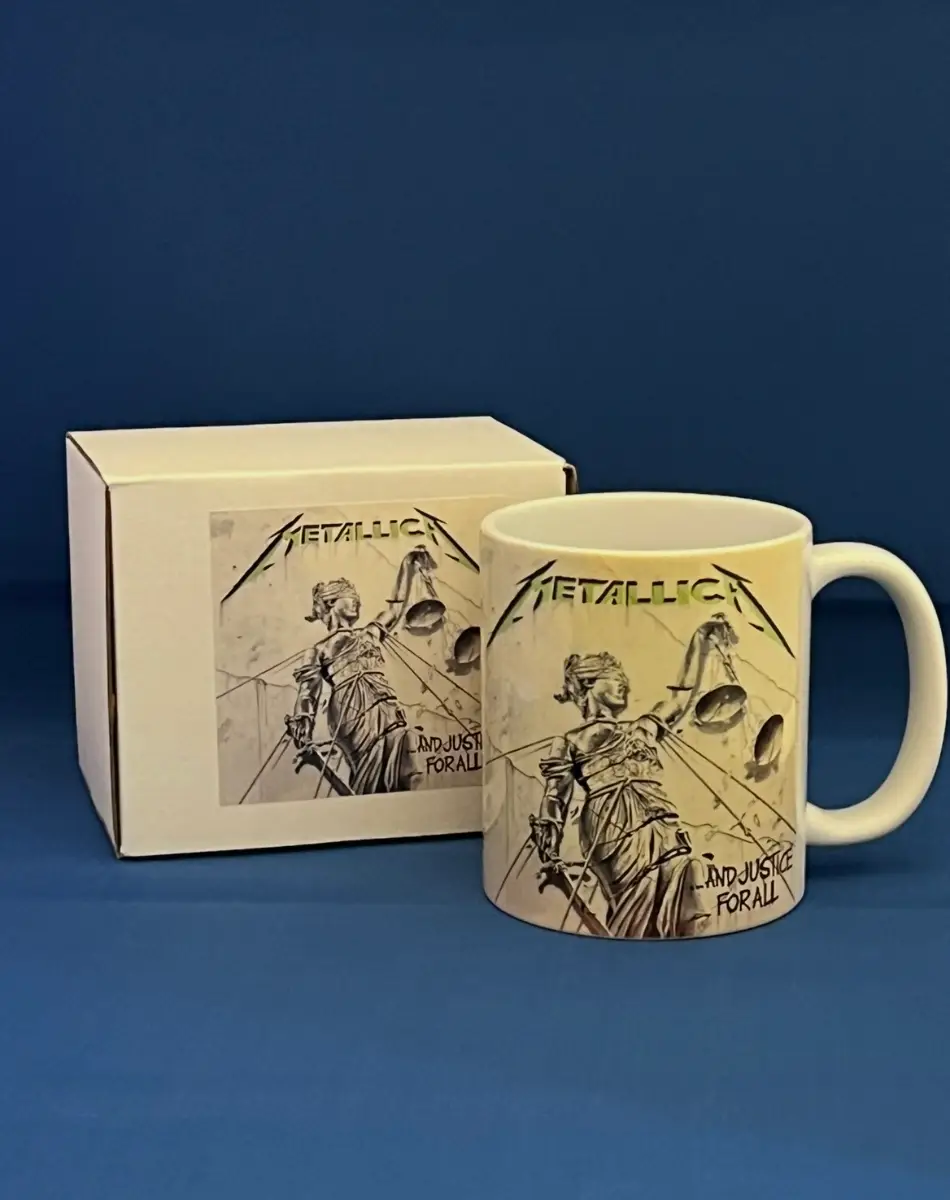 Metallica ... and justice for all Album Themed 11oz Coffee Mug - Present