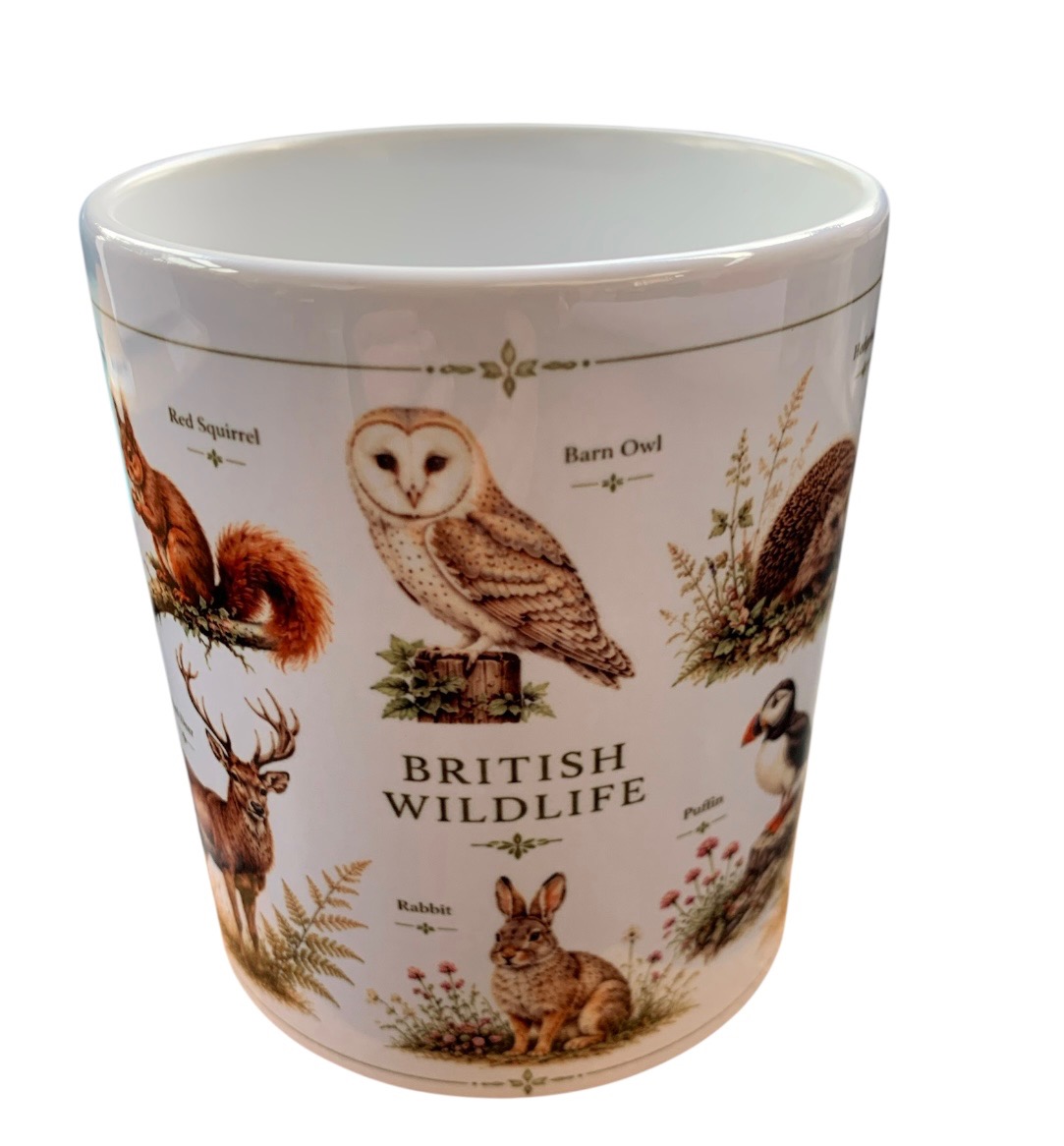 1 x British Wildlife Themed 11oz Ceramic Mug £5