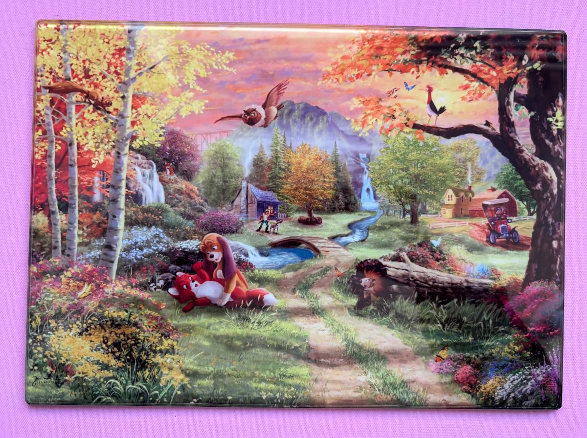 Disney Inspired chopping board - The Fox and the Hound