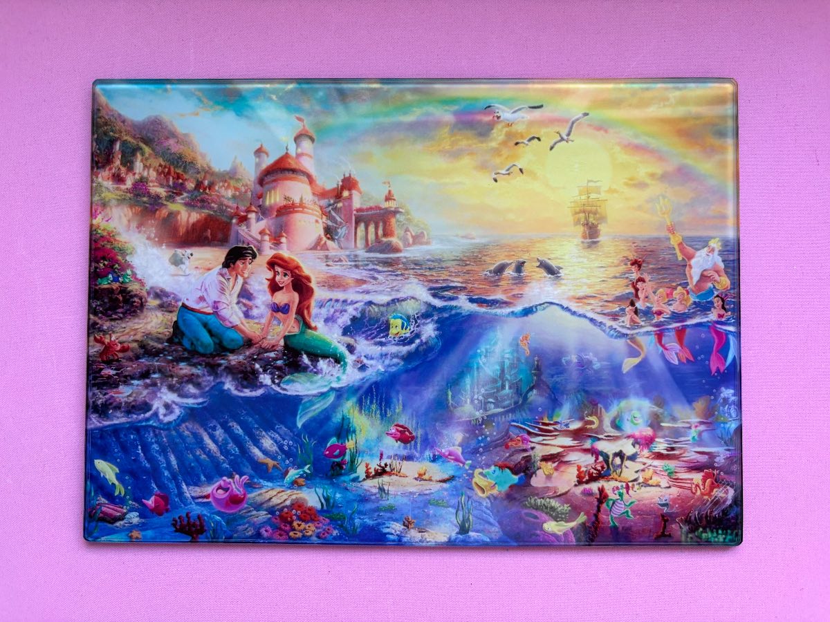 Disney Inspired chopping board - Mermaid