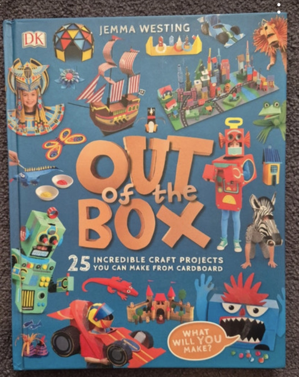 DK Out Of The Box Craft Book For Kids Emma Westing Cardboard Projects Hardback