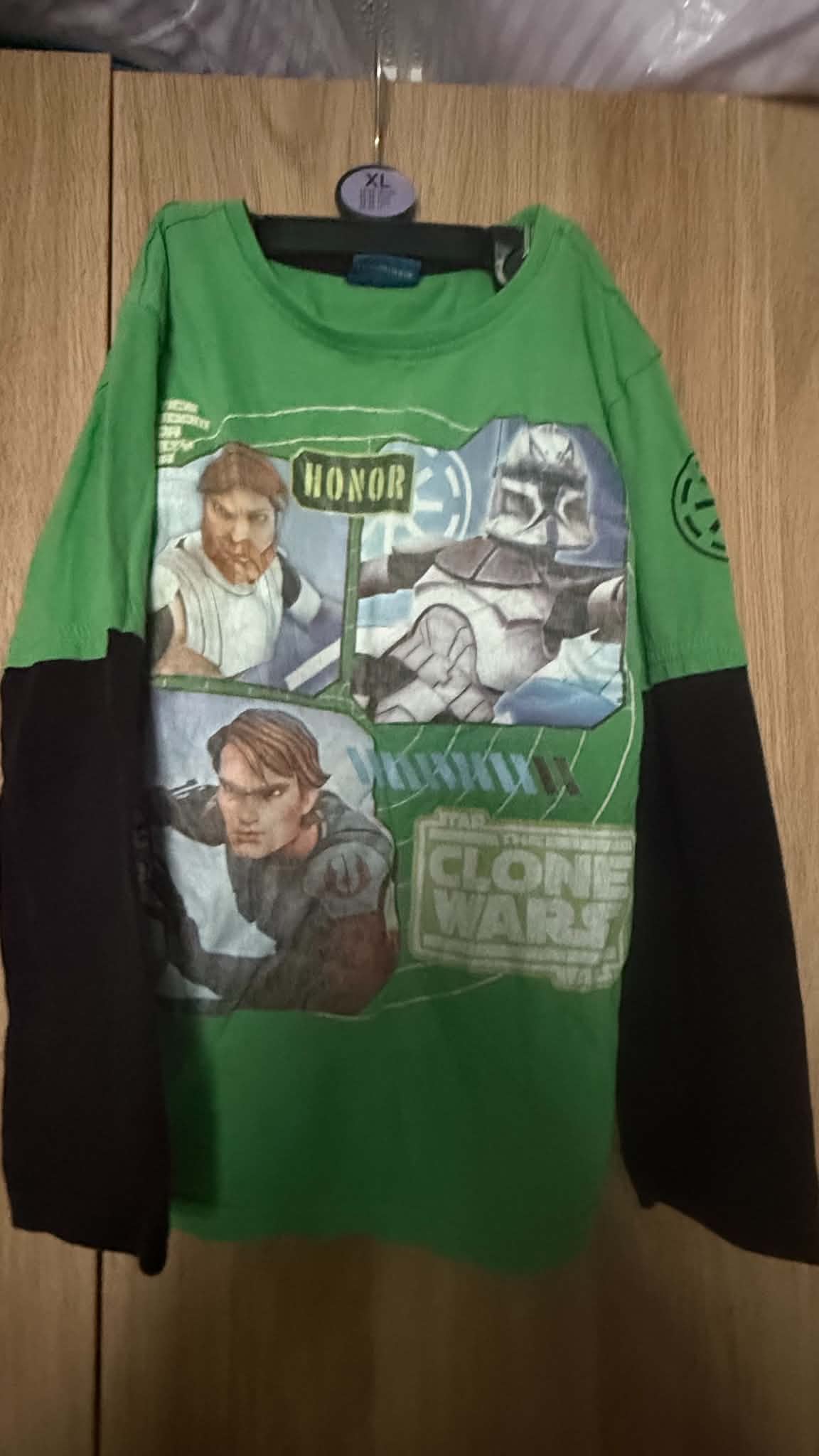 Cool Star Wars: The Clone Wars Layered Long-Sleeve Top