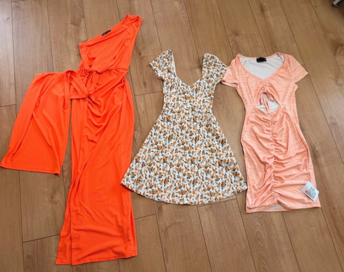Summer Dress Bundle - Size UK 6 (XS/S) pastel bright summer colours
