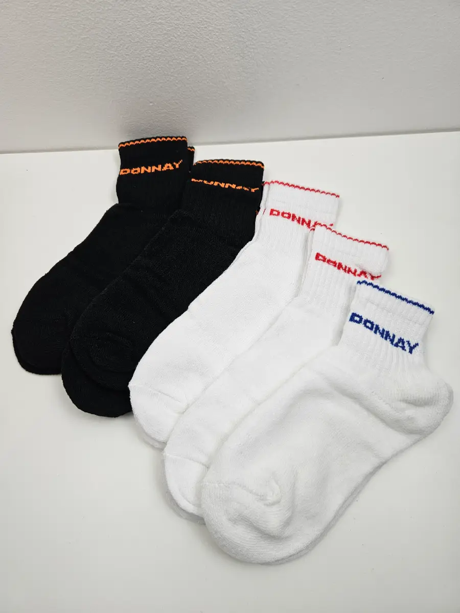 Donnay Ankle Sports Socks Size 1-6 Eu 33-39 x 5 pairs