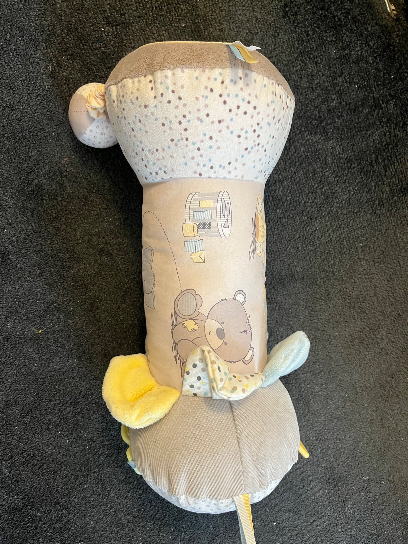 Unisex baby Mothercare Tummy time roller teddys toy box