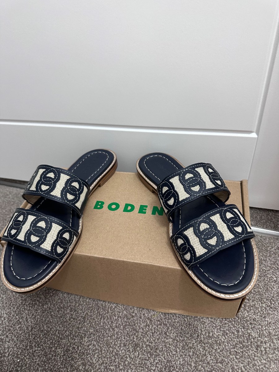 Boden slippers new with box