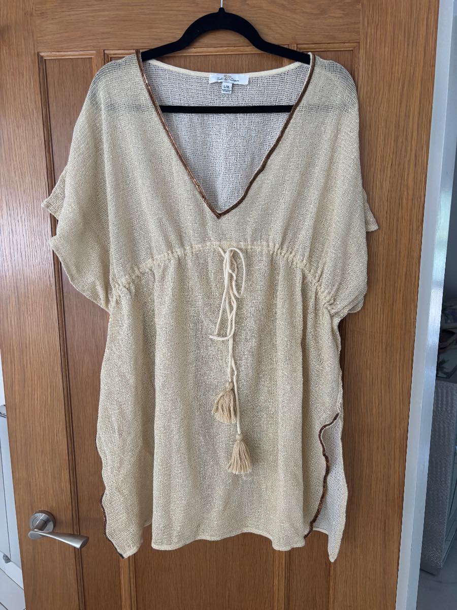 Ladies Gold coverup
