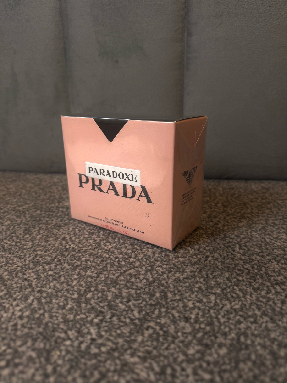 90 ml (3 FL. OZ.) spray of Prada Paradoxe Eau de Parfum