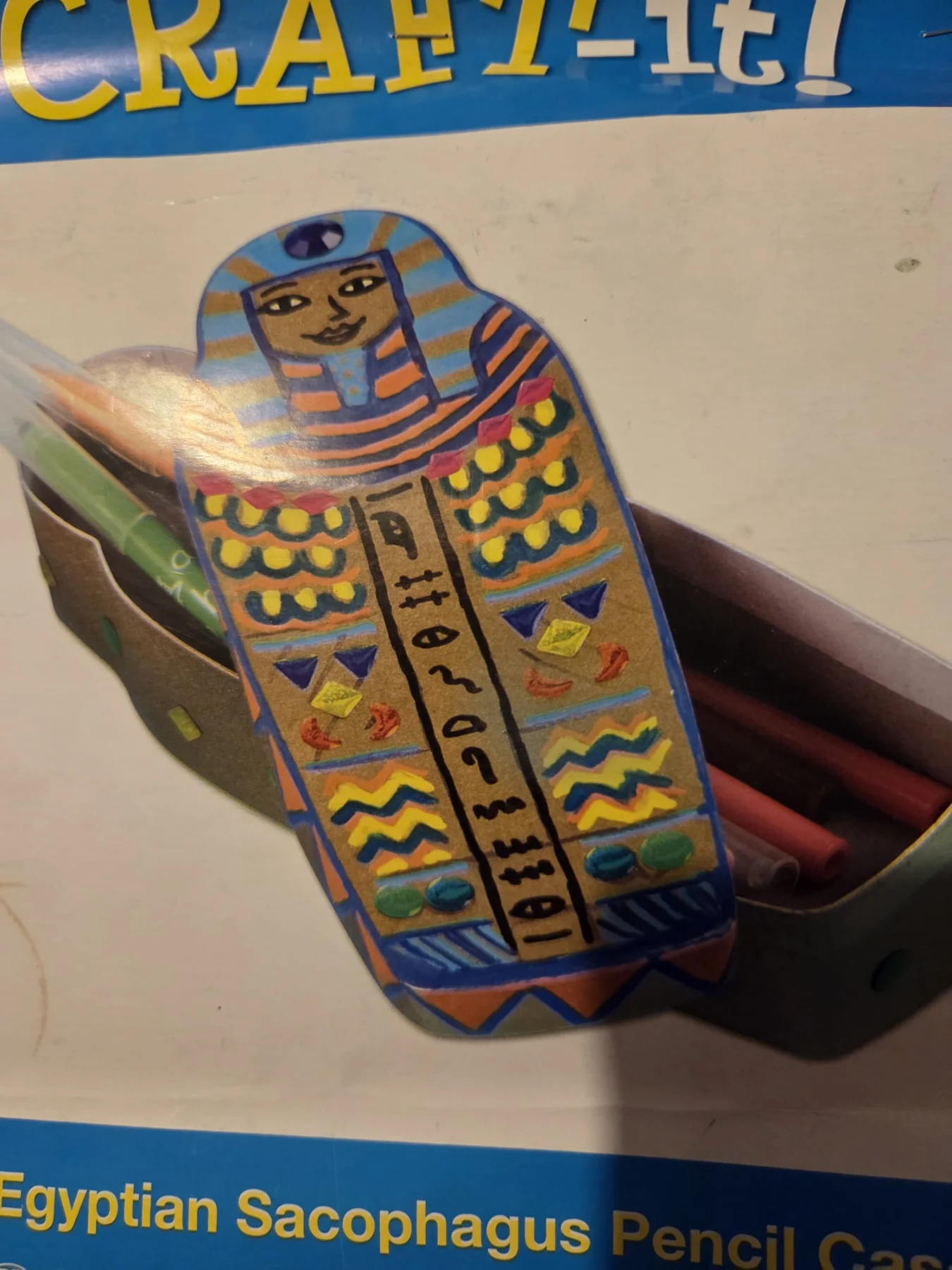 Egyptian Sacophagus Pencil Case.