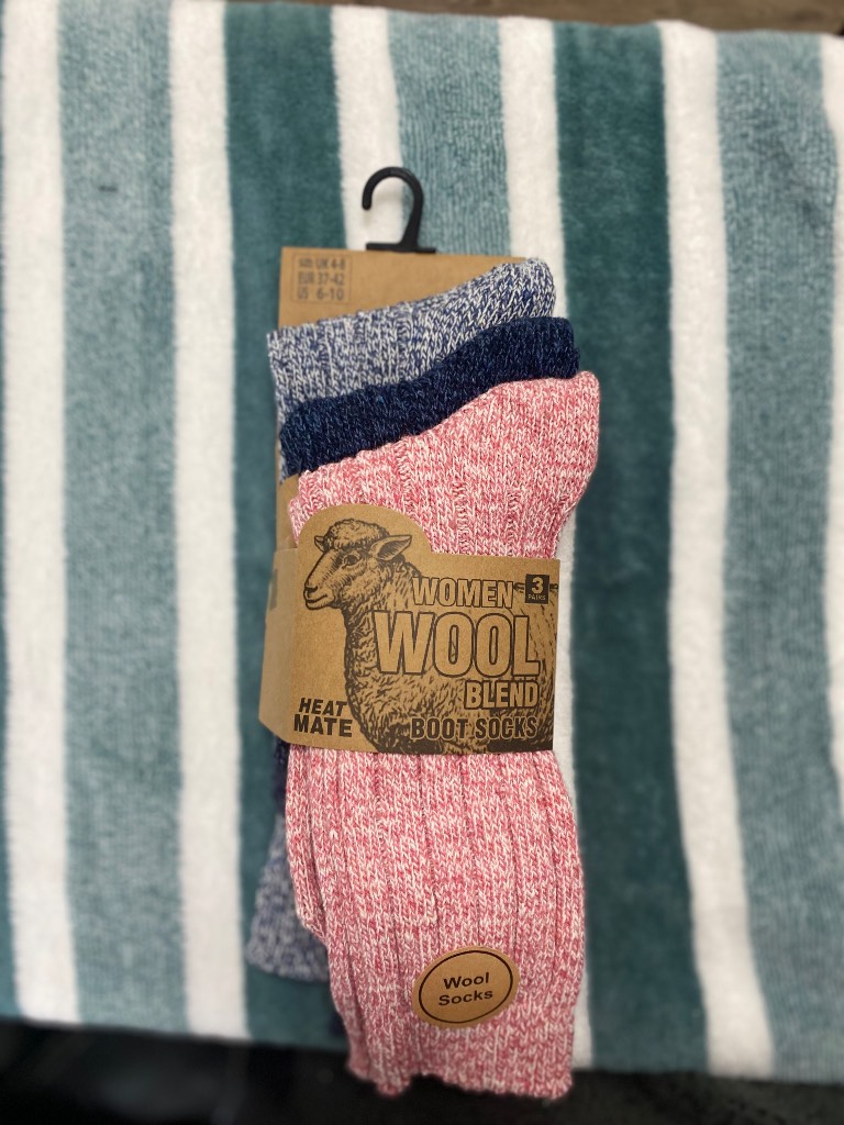 ladies Heat Mate Thermal Wool Blend BOOT Socks size 4-8 BNWT ( Brand New With Tag🏷️ )