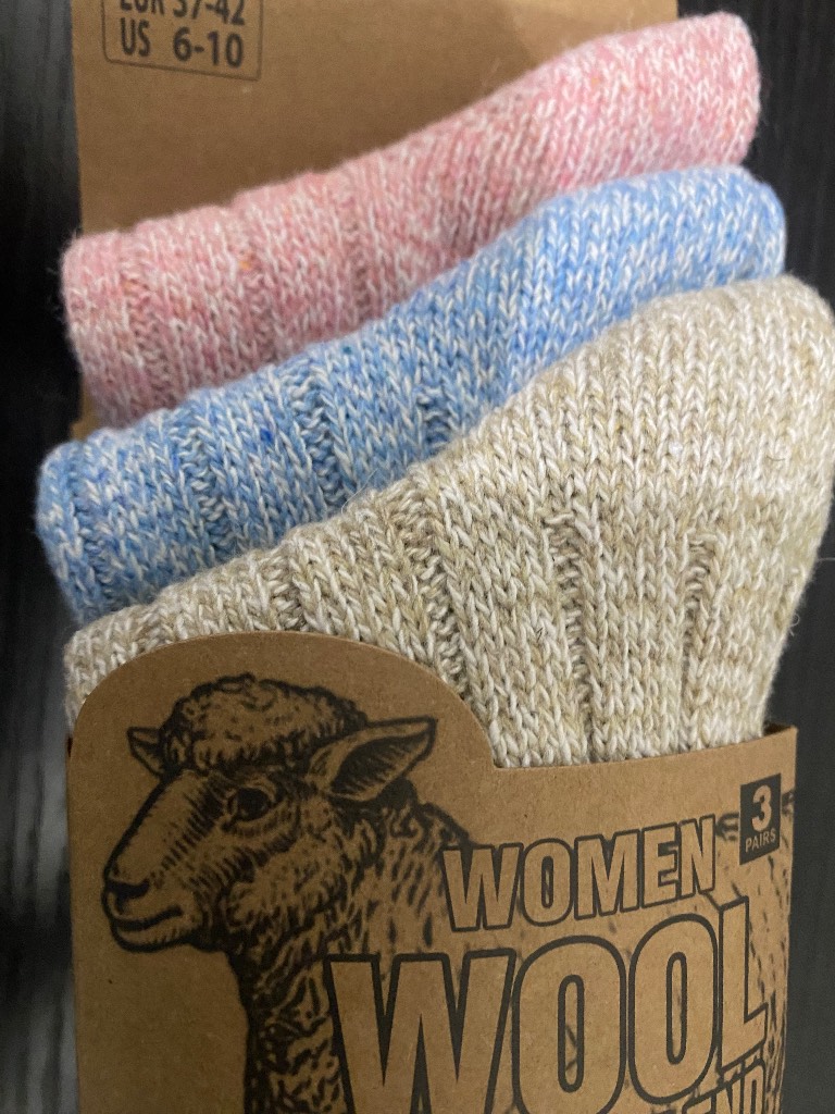 ladies Heat Mate Thermal Wool Blend BOOT Socks size 4-8