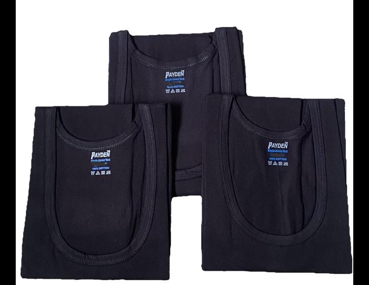 2XL Men Payden Vests. 100% Cotton . 3 In A pack, For Everyday Use