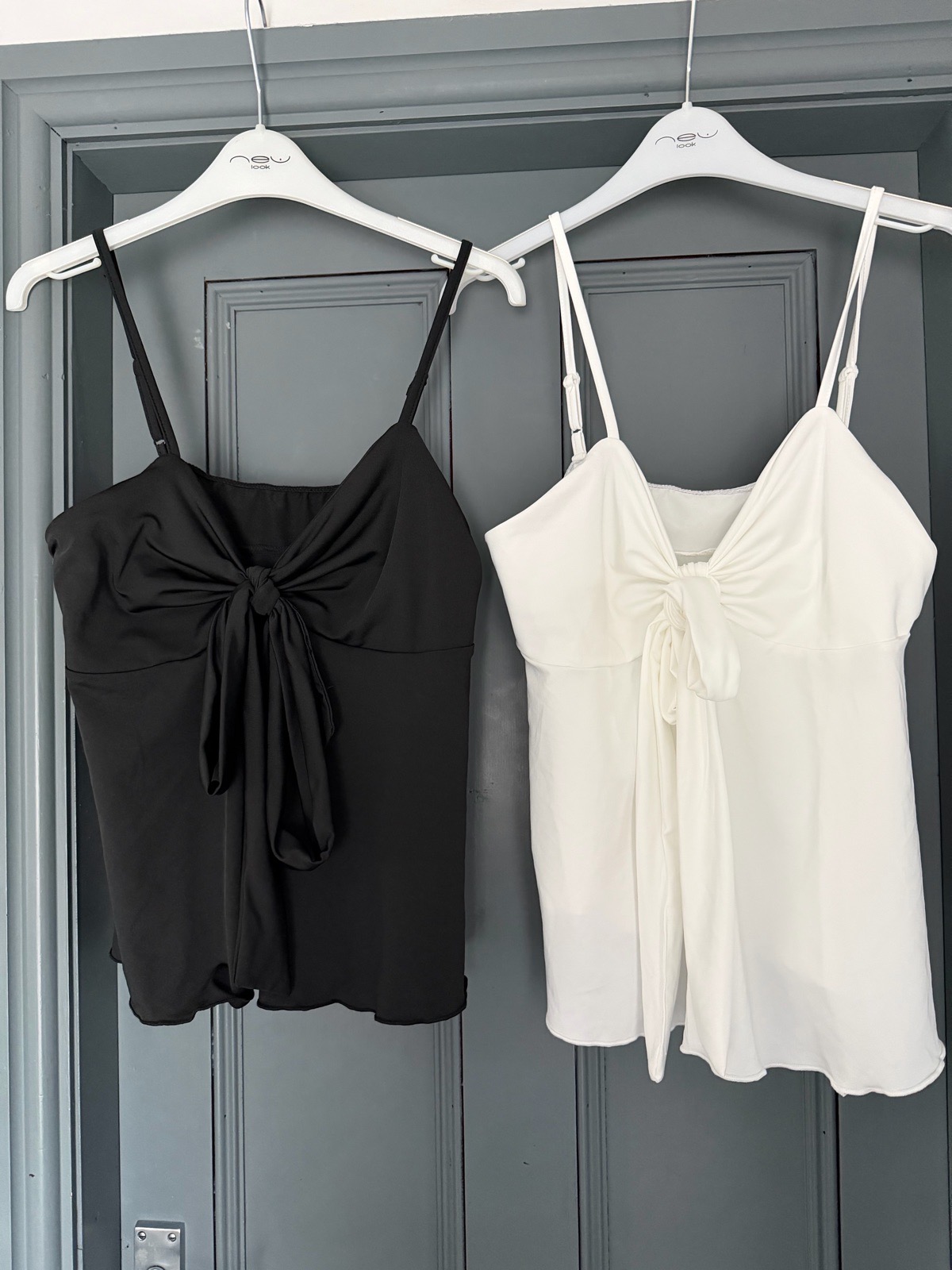 Bow detail tops x2