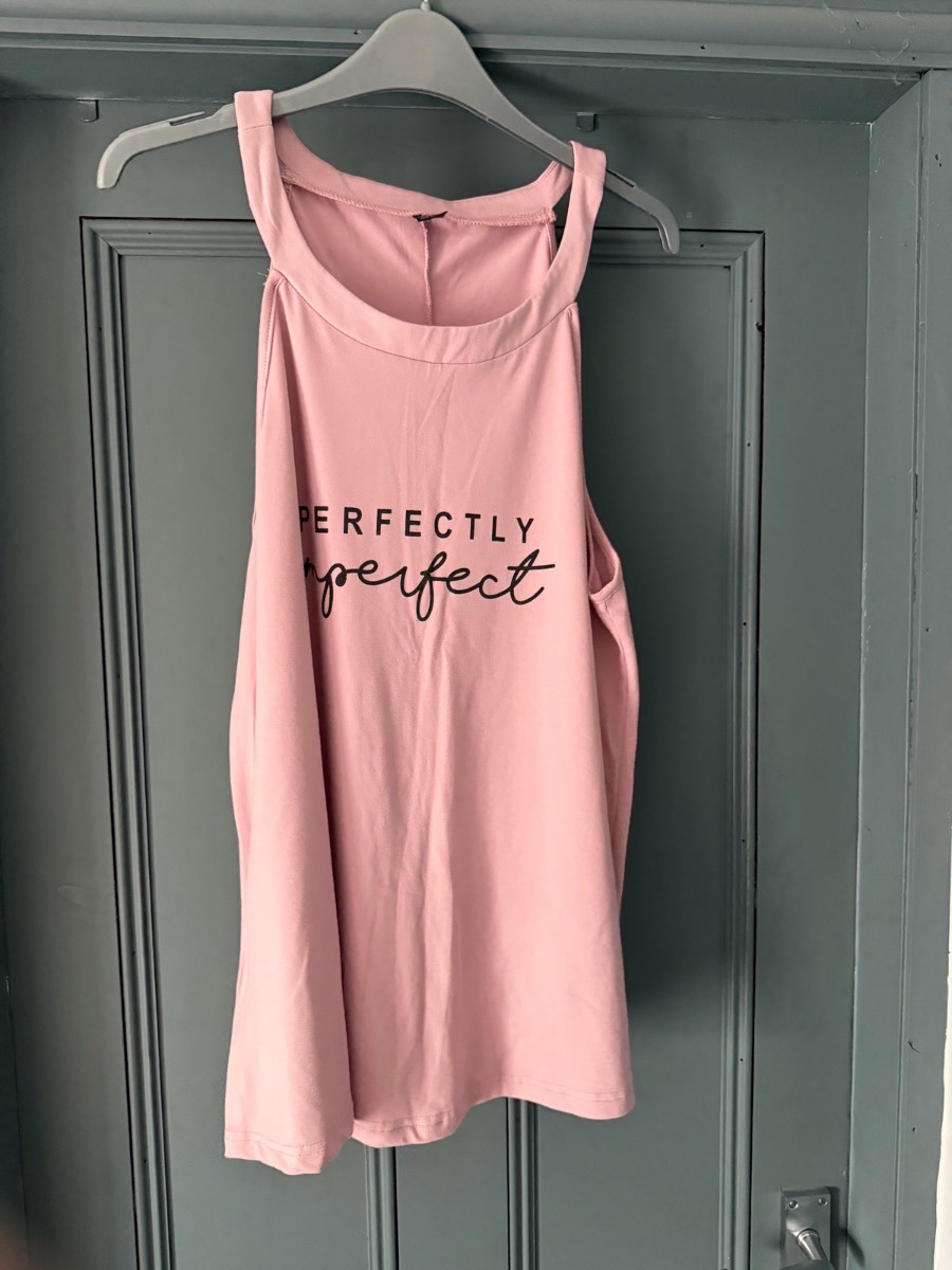 Racer style printed vest