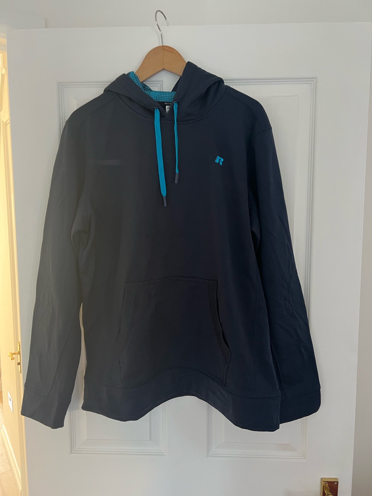 Russell Athletic Men's Navy Blue Hoodie Large Mens Excellent Condition