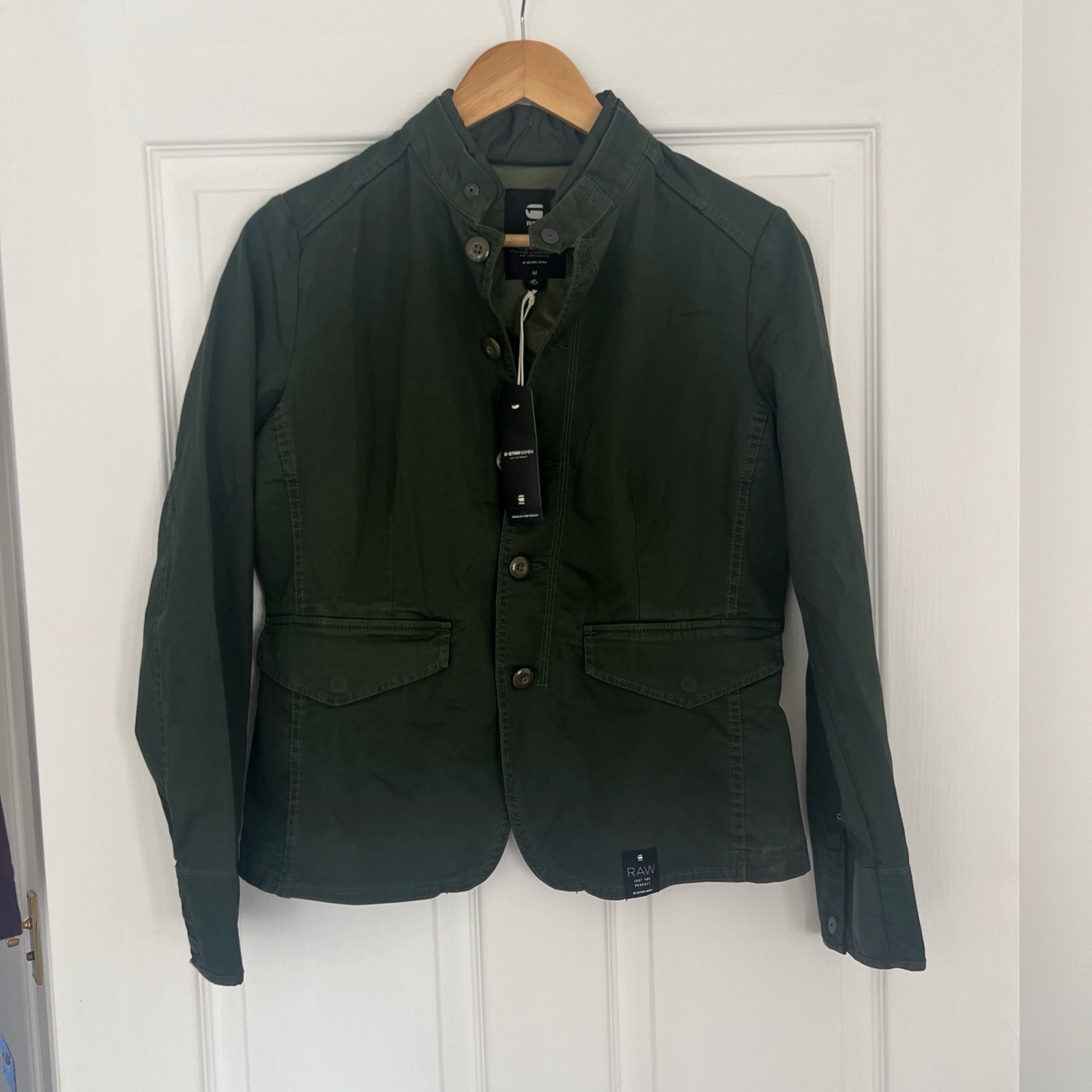 G-Star Raw Rovic Blazer / Jacket Women Size Medium Bright Rovic Greenaroch BNWT
