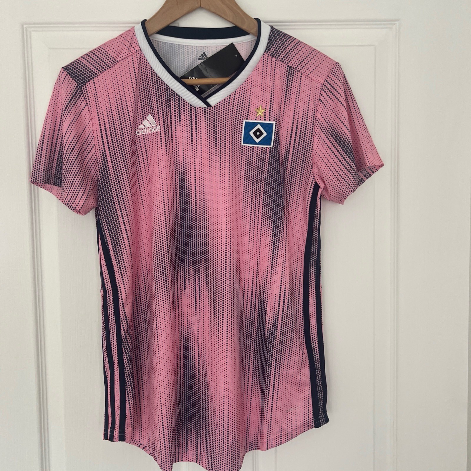 Hamburg SV 2019/2020 Away football Shirt - Womens Size Medium Pink Jersey