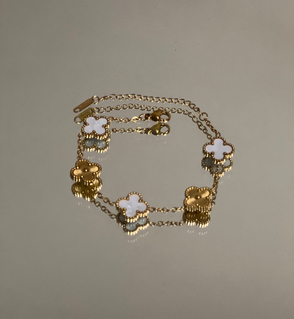 Clover style bracelet - Stainless steel