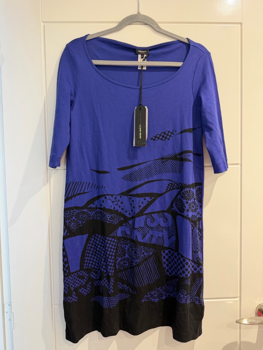 Miss Sixty Y2K dress size Medium blue and black - New
