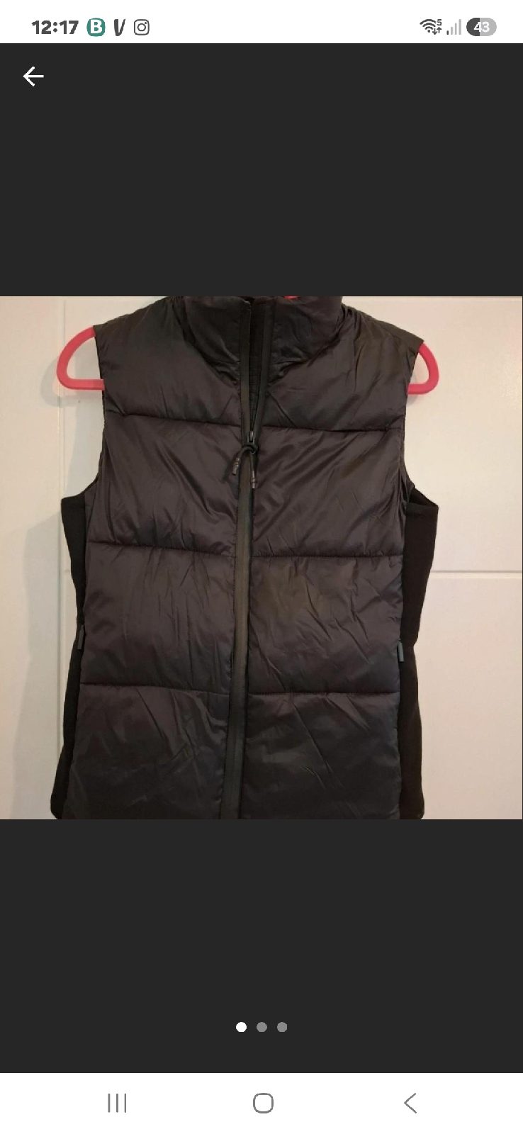 Florence&Fred Active range ladies black modern bodywarmer gilet size xs