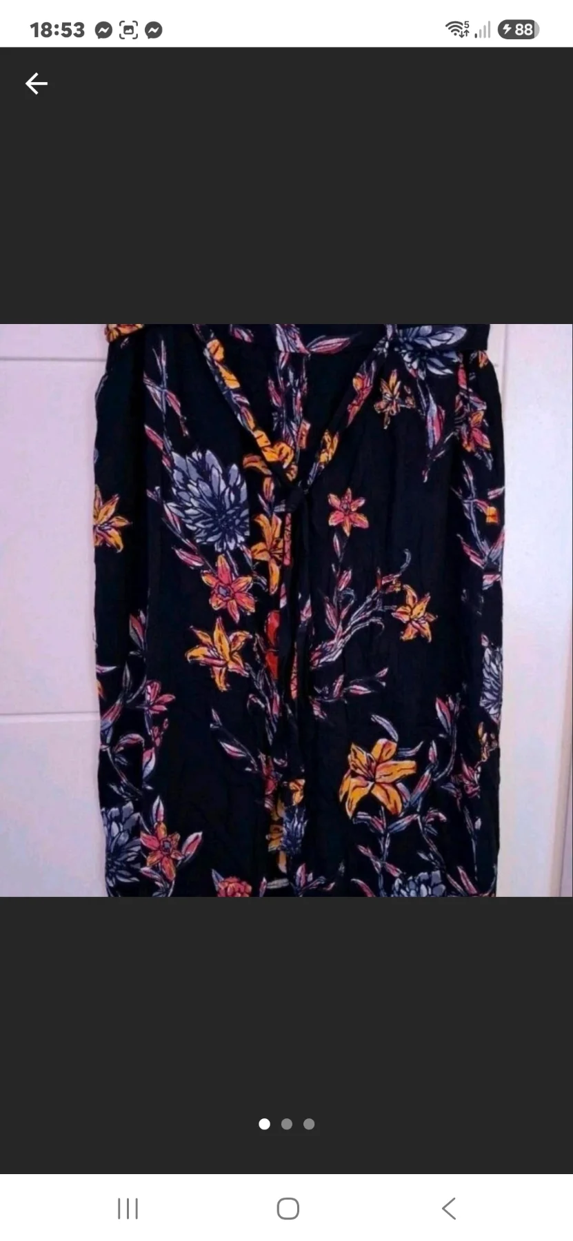George navy&multi-coloured skirt with shorter insert within size 10