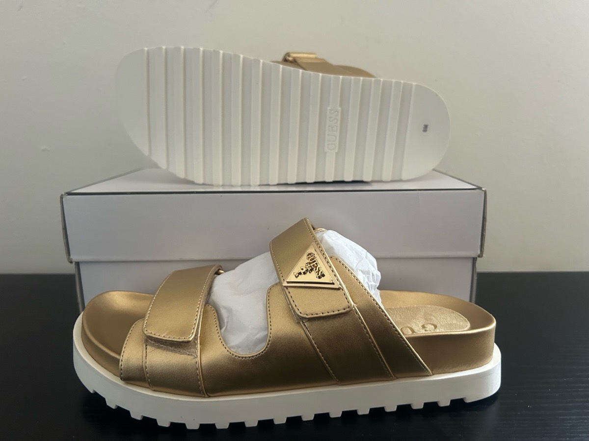 Guess gold sandal