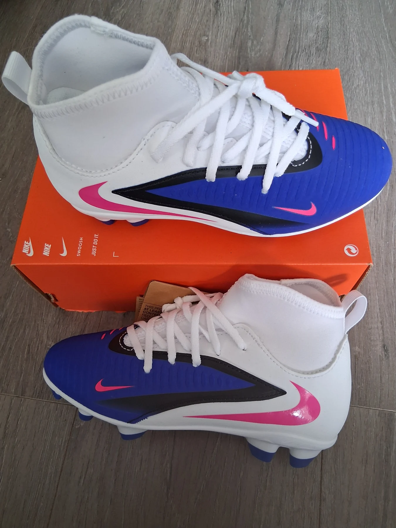 Nike phantom 6 high club football boots size 1 uk