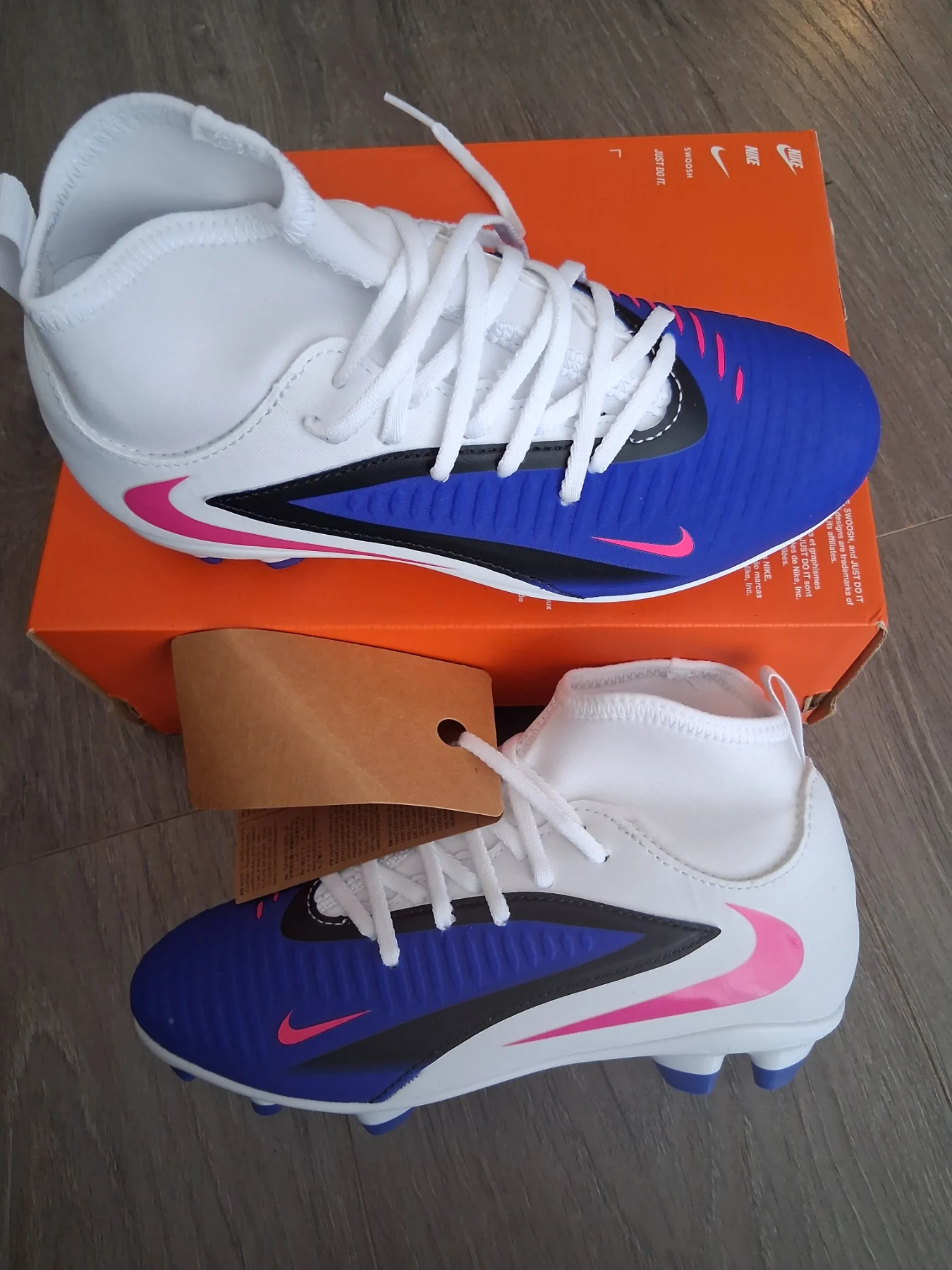 Nike phantom 6 high club football boots size 2 uk