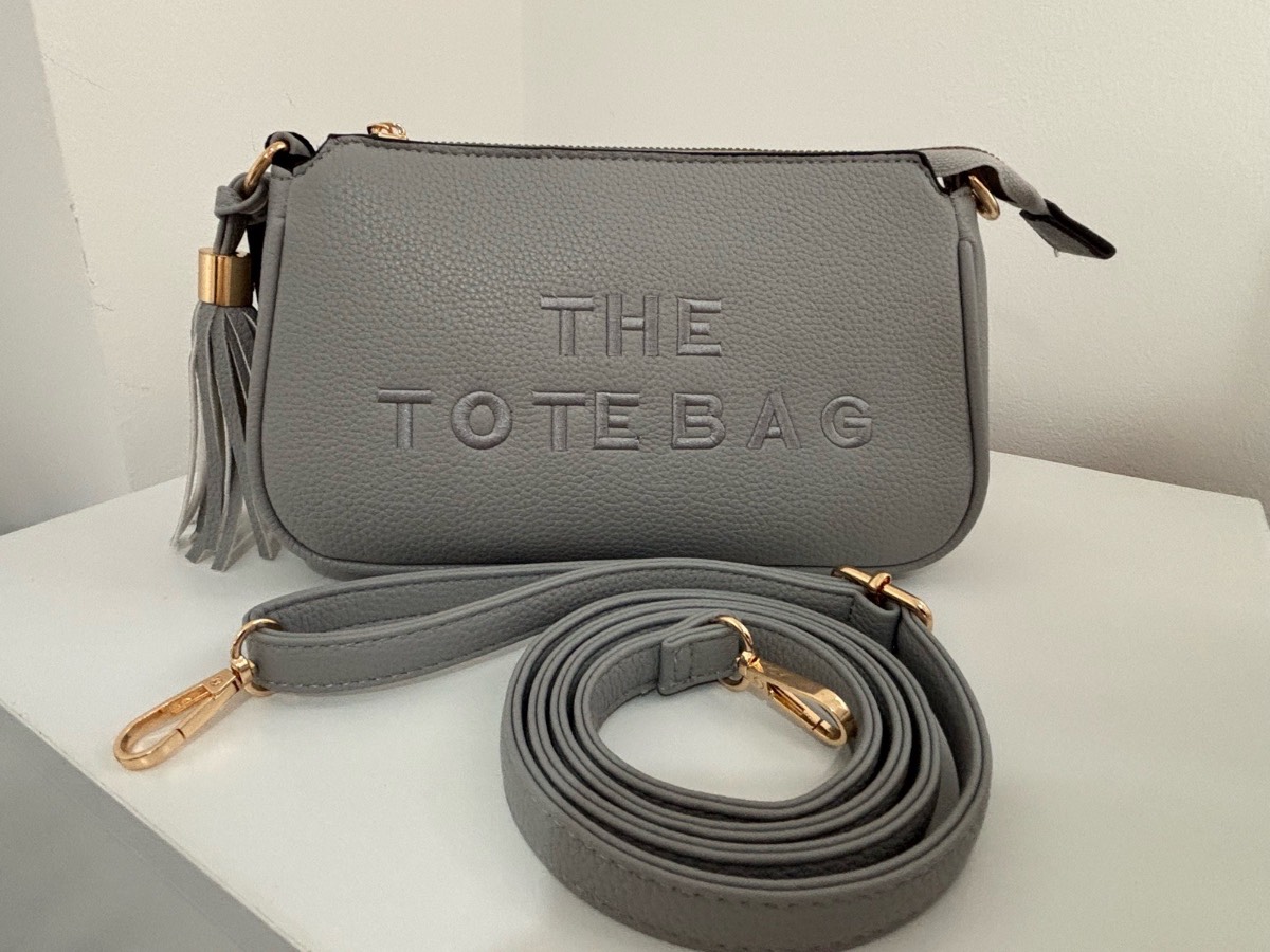Women’s grey crossbody bag