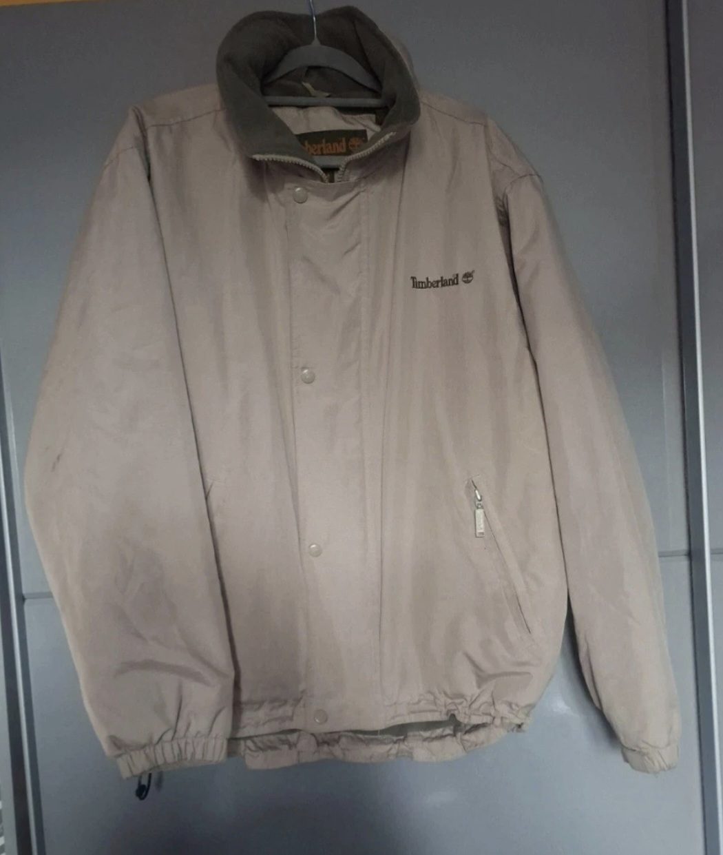 Cream Timberland Jacket. Size Medium. Lovely Condition