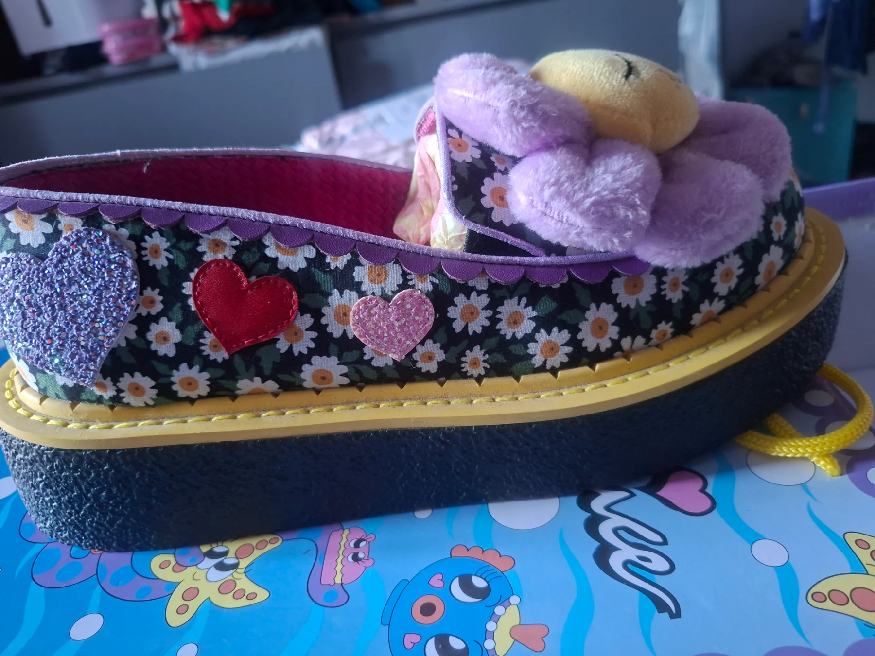Brand new "Oopsie Daisy" Irregular Choice Loafers