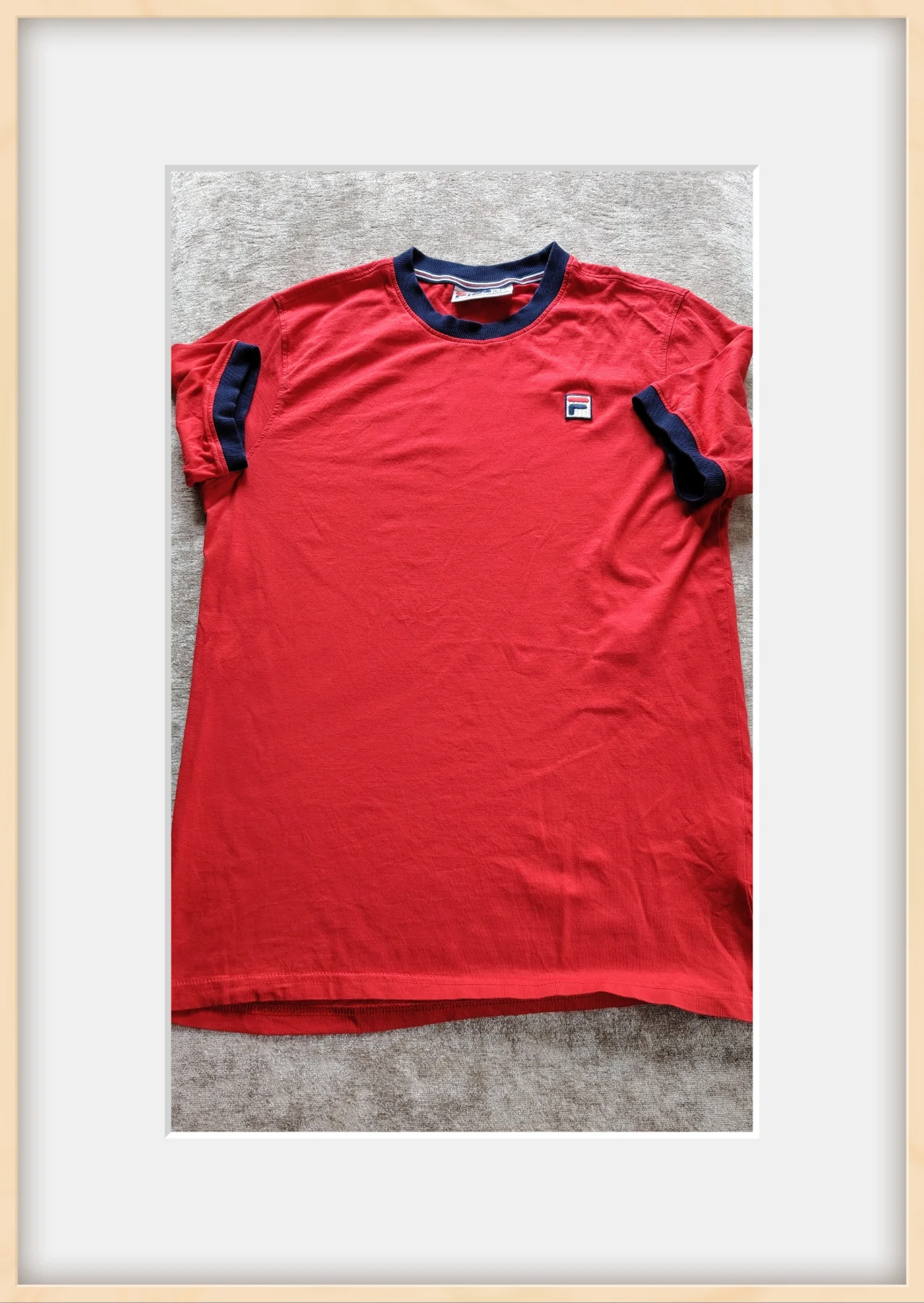 Fila Red Ringer Tee 🔴