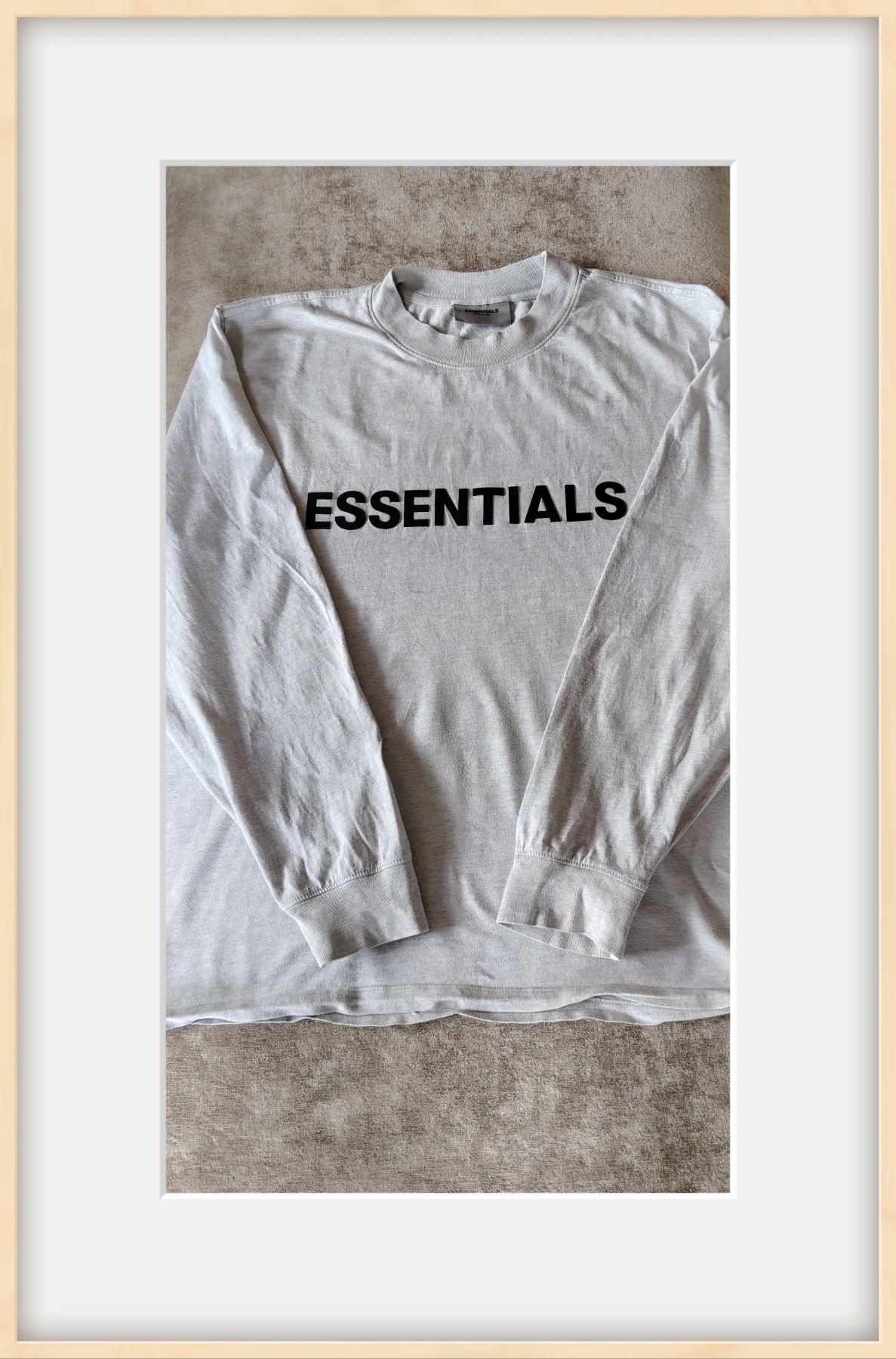 Fear of God Essentials LS Tee Grey