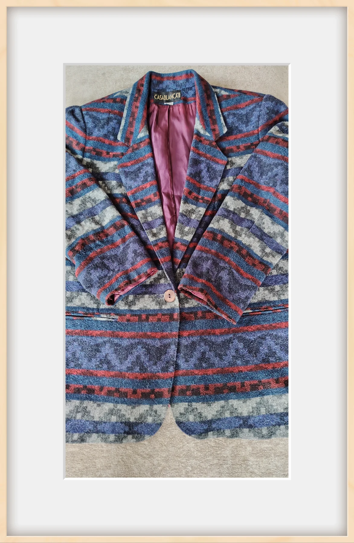 Casablanca II vintage aztec blazer 🔥