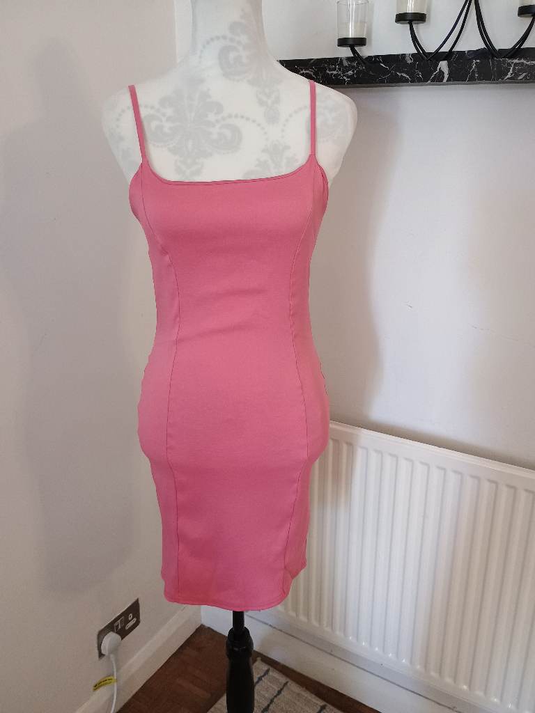 Ladies Missguided Pink Bodycon dress size 10