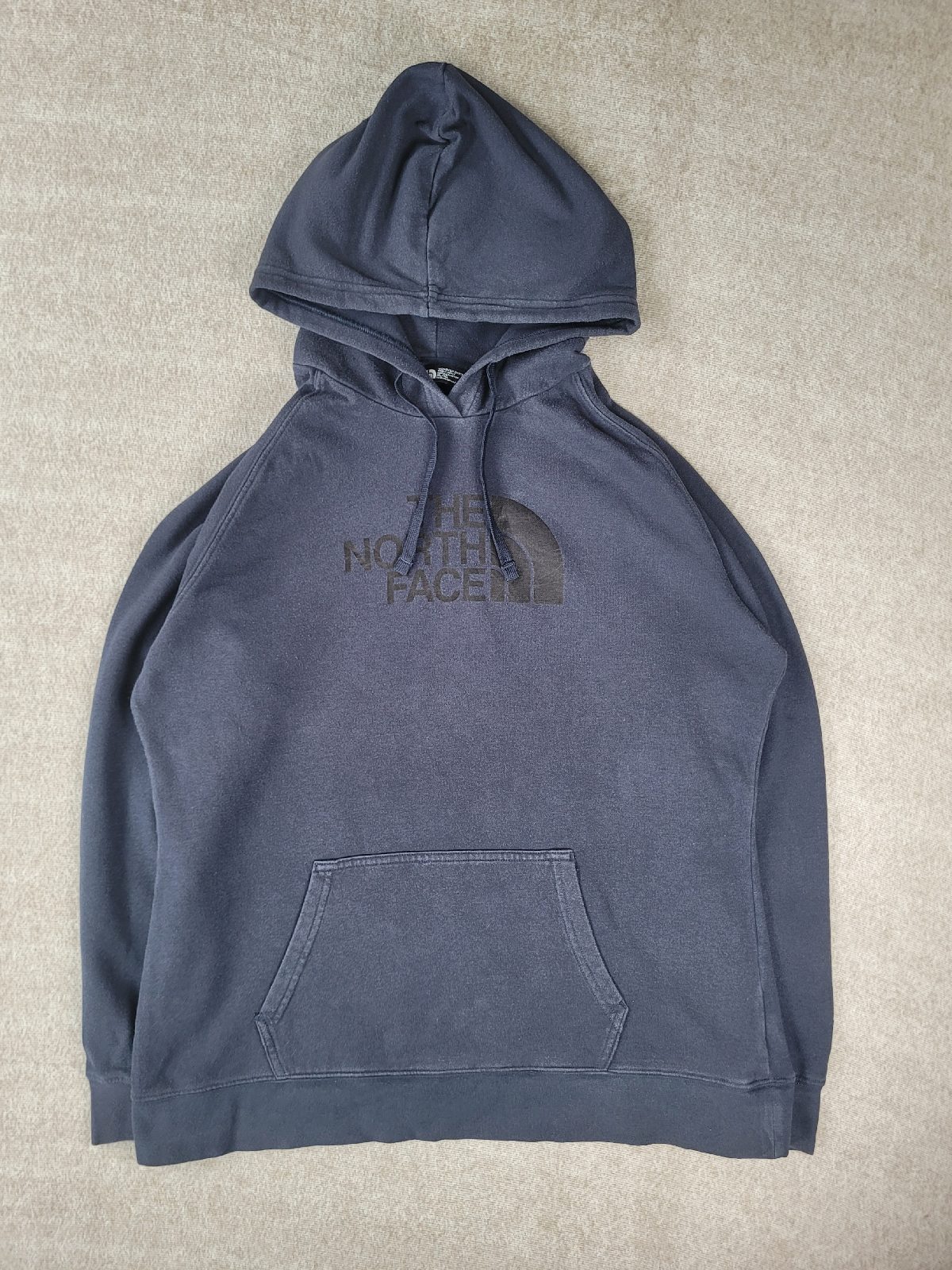 The North Face Hoodie Womens Size XL Navy Pullover Drawstrings