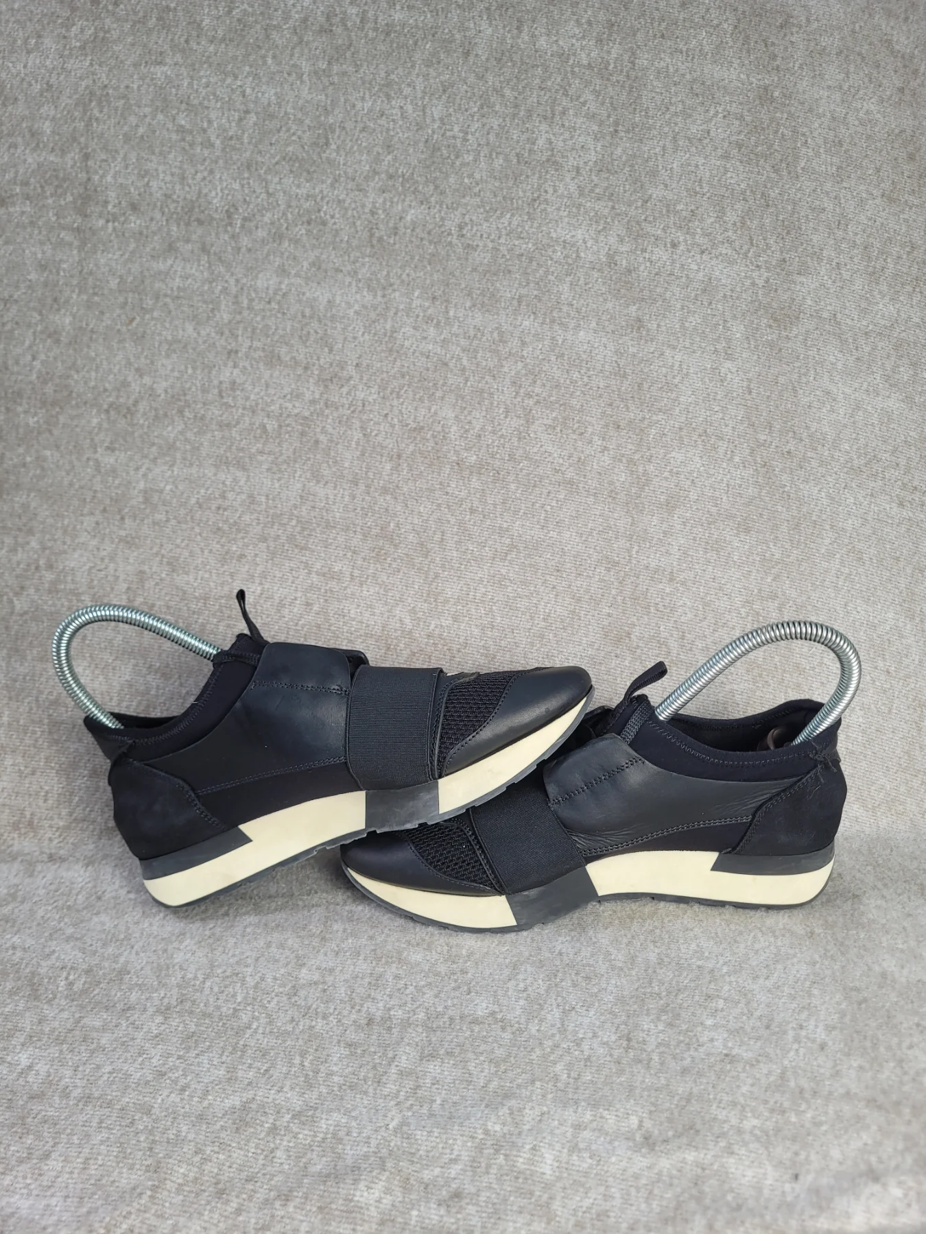 Balenciaga Shoes Mens Size 38/5 Black Race Runners Trainers